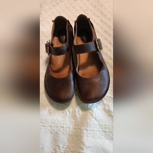 Clark Mary Jane Shoes Leather